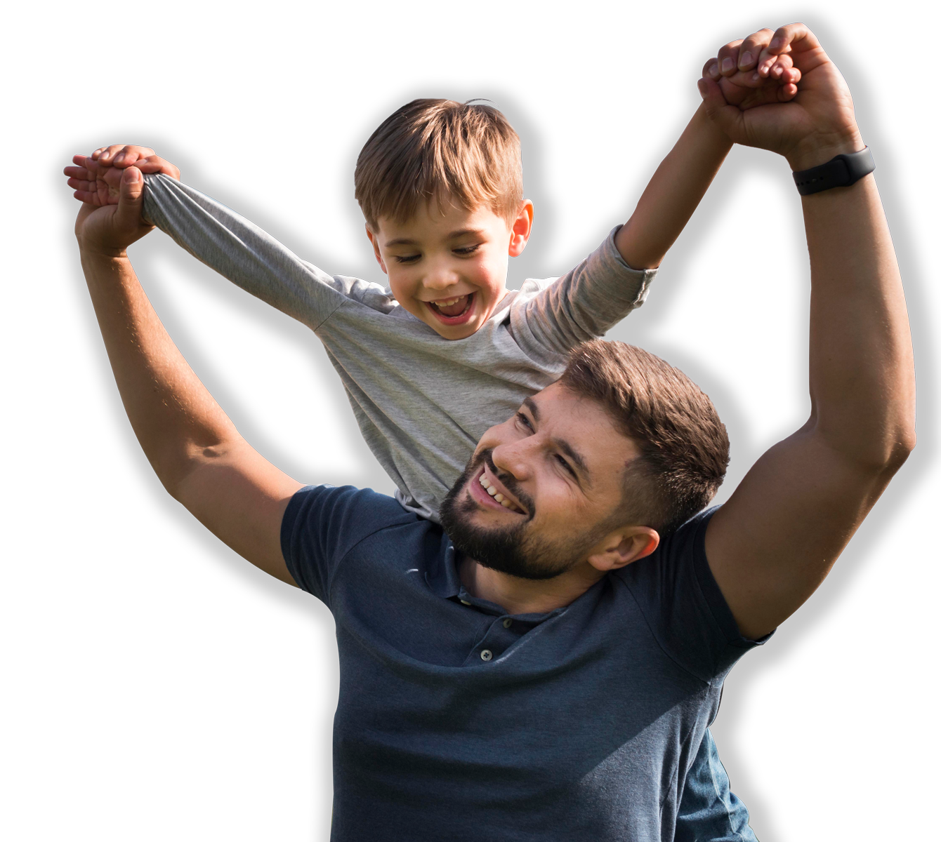 padre-e-hijo-pasando-un-buen-rato-en-el-parque