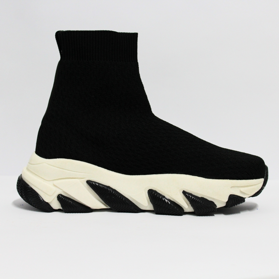 Paquete 6 pares de Tenis casual negros para mujer | Marca Capa de Ozono