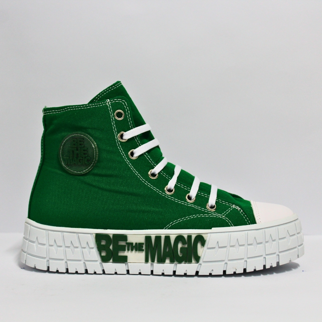 Paquete 6 pares de Tenis casuales tipo converse verdes para mujer | Marca Joshua