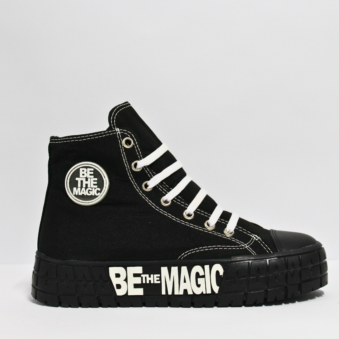 Paquete 6 pares de Tenis casuales tipo converse negros para mujer | Marca Joshua