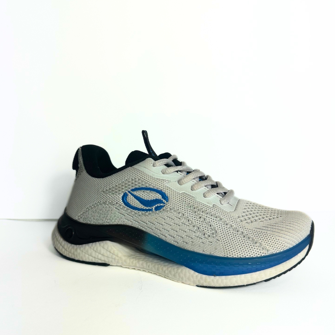 Paquete de 6 pares de tenis color blanco para joven estilo deportivo material textil