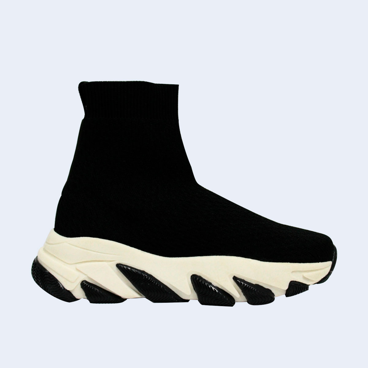 Paquete 6 pares de Tenis casual negros para mujer | Marca Capa de Ozono