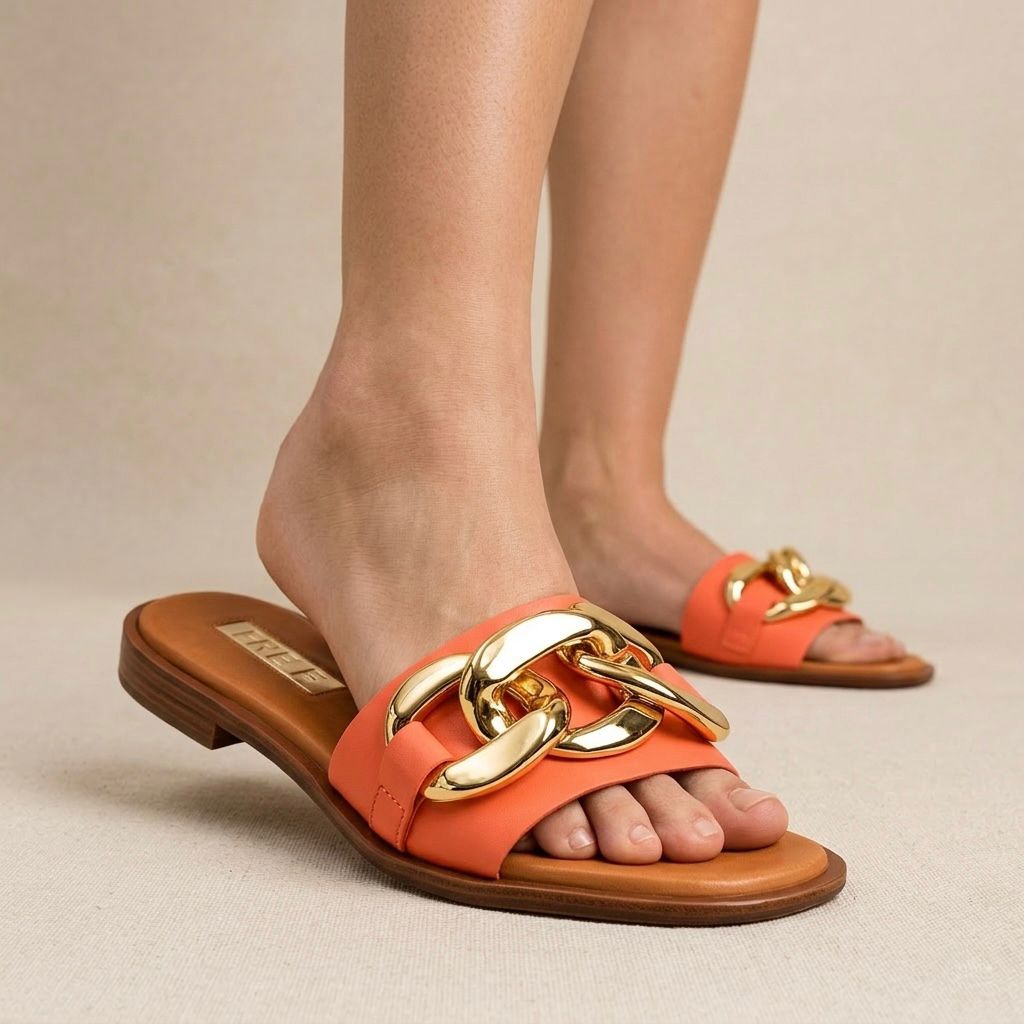 EFE | PAQUETE DE 6 PARES DE HUARACHE MUJER COLOR NARANJA